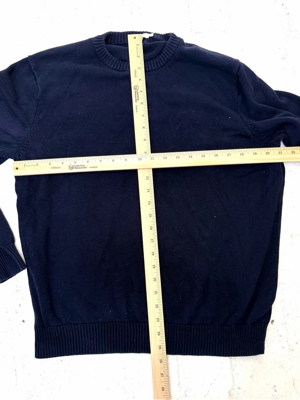 J. Crew Men's Classic Navy Crewneck Sweater